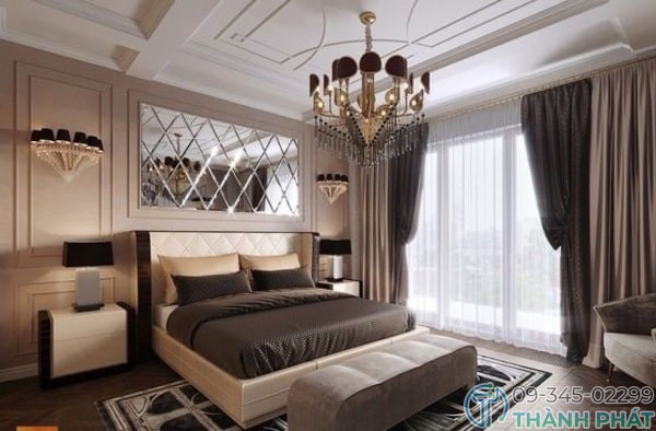Gương Dán Tường Phòng Ngủ