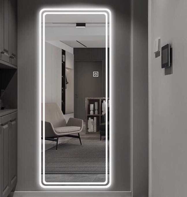 Gương Đèn Led Hình Chữ Nhật Bo Góc